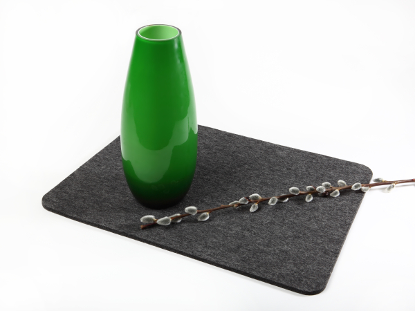 Filz Tischset – Form: abgerundete Ecken
